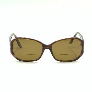 Dona Buchman Red Oval Sunglasses Frames